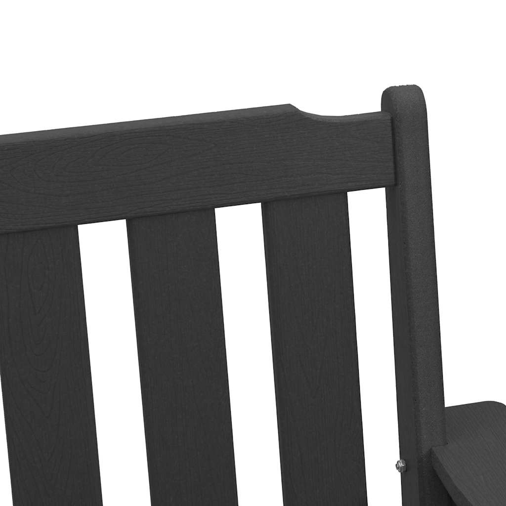 Garden Dining Chair 6 pcs Black 65.5 x 55.5 x 88cm Plastic